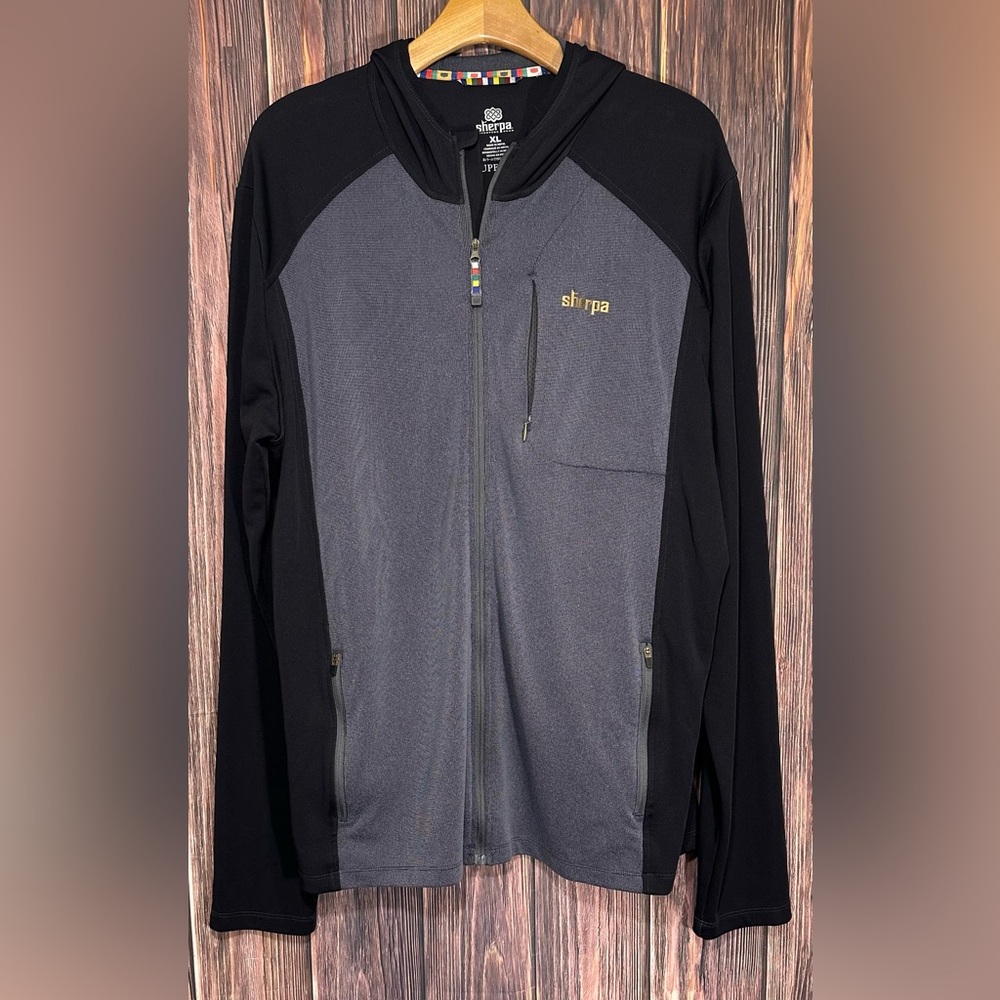 Authentic Sherpa Adventure Gear Full Zip Hoodie Sweatshirt - Men’s Size XL